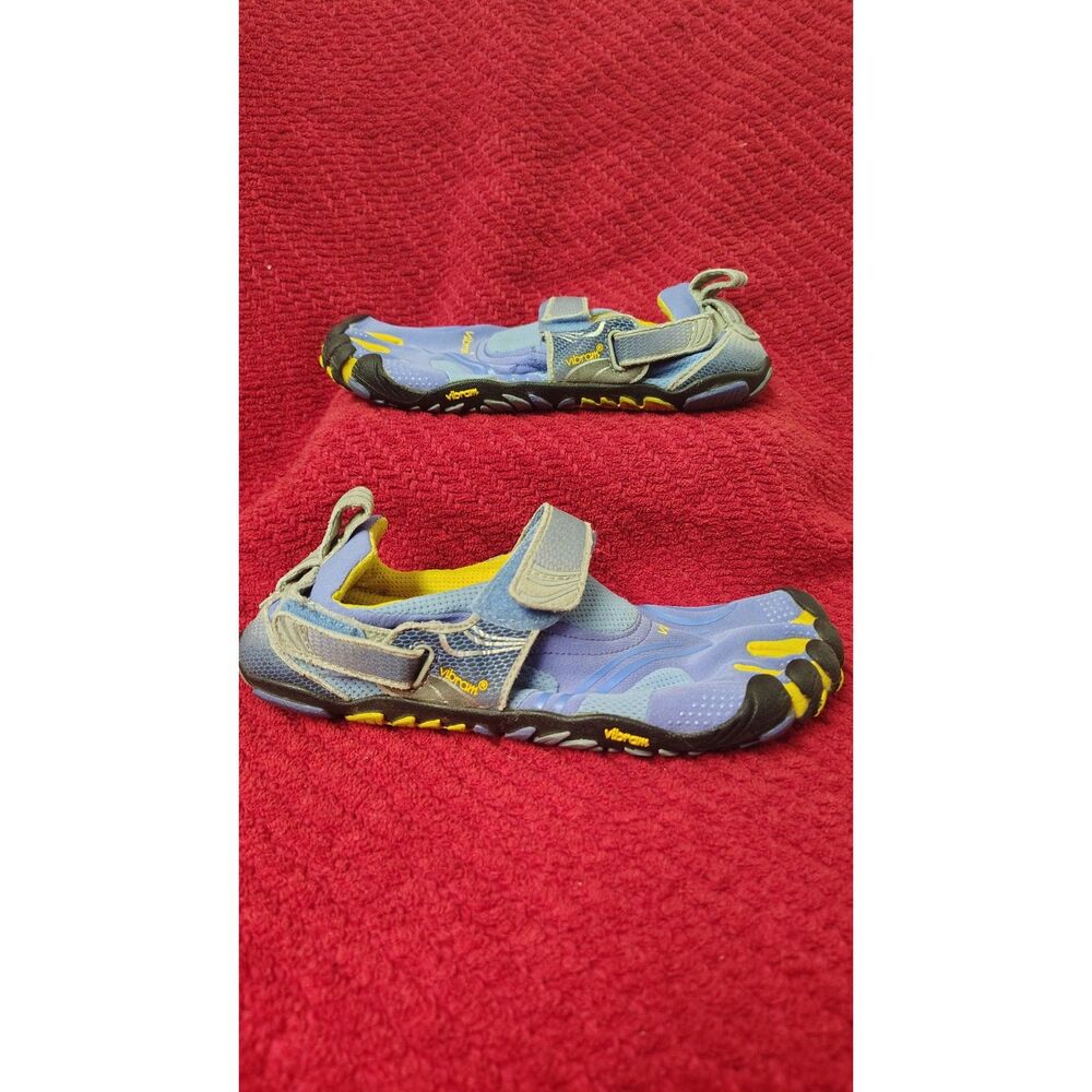 Vibram FiveFingers KMD W3664 Blue Yellow Barefoot Minimalist Shoes Size EU 40
